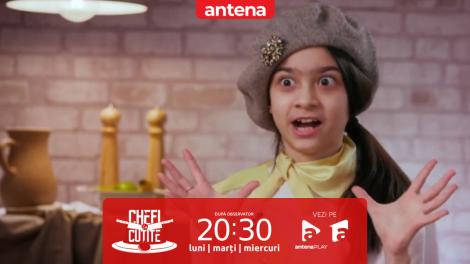 Clopoțelul sună de intrare! Nu rata următoarea ediție Chefi la cuțite - Viitorul are gust, de la 20:30, pe Antena 1 și &icirc;n AntenaPLAY