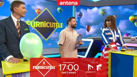 Furnicuțele 2026. Cristi Borcea și Denise Rifai, duel cu baloane și &icirc;ntrebări