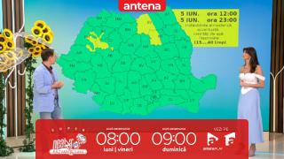 Super Neatza. Prognoza meteo cu Ramona Olaru: Vreme caldă cu maxime de până la 29 de grade