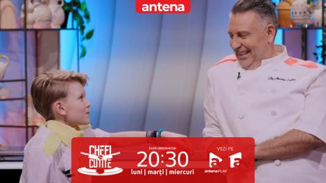 Chefi la cuțite - Viitorul are gust. Cristian l-a convins pe chef Sautner să anuleze pedeapsa de la amuletă pentru toate echipele