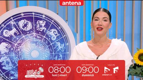 Super Neatza. Horoscopul Zilei cu Claudia Băcuță: Leii văd lucrurile &icirc;n alb și negru