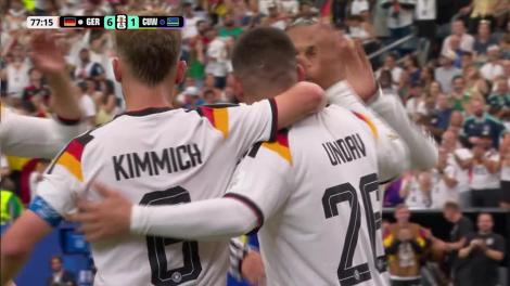 Undav a finalizat &icirc;n elegant și a dus scorul la 6-1 | Germania - Curacao