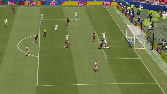 Gol Boualem Khoukhi, după o lovitură de cap precisă! | Qatar - Elveția