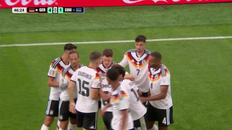 Jamal Musiala &icirc;nscrie pentru 4-1 | Germania - Curacao