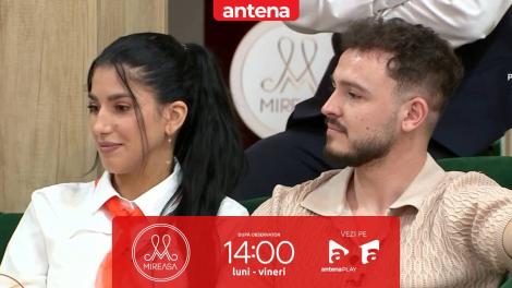 Mireasa sezonul 13. Amalia și Sebastian au petrecut o noapte vis la hotel