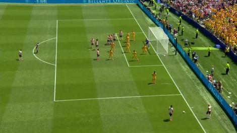 Gol confirmat de VAR! Alexander Michael Freeman dublează avantajul americanilor (min. 43) | SUA - Australia