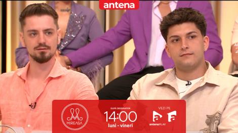 Mireasa sezonul 13. Ciprian vs. Dorian. Cine a fost votat să plece acasă