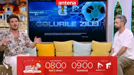Super Neatza. AntenaPLAY, locul unde poți vedea toate fazele de la Campionatul Mondial de Fotbal