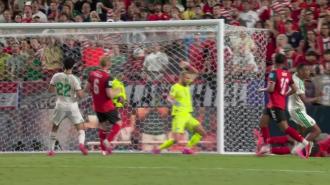 Rafik Belghali &icirc;nscrie un gol superb și restabilește egalitatea (min. 45) | Algeria - Austria