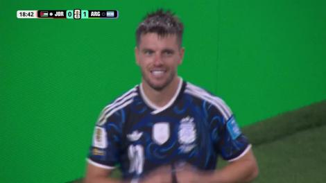 GOOOL Argentina! Giovani Lo Celso execută perfect o lovitură liberă de la marginea careului (min. 19) | Iordania - Argentina