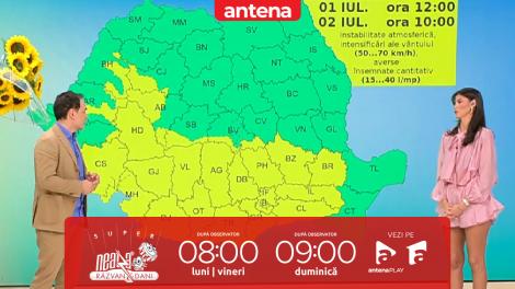 Super Neatza. Prognoza meteo cu Ramona Olaru: Val de căldură persistent!