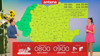 Super Neatza. Prognoza meteo cu Ramona Olaru: Ploi și intensificări ale vântului în majoritatea regiunilor!
