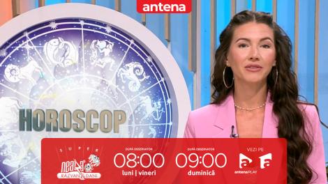 Super Neatza. Horoscopul Zilei cu Claudia Băcuță: Racii pot fi tentați să facă o cheltuială care aduce satisfacție pe moment
