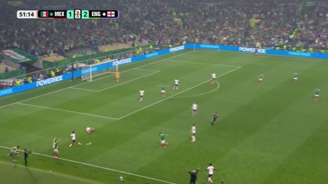 Jarell Quansah este eliminat după un fault dur (min. 53) | Mexic - Anglia