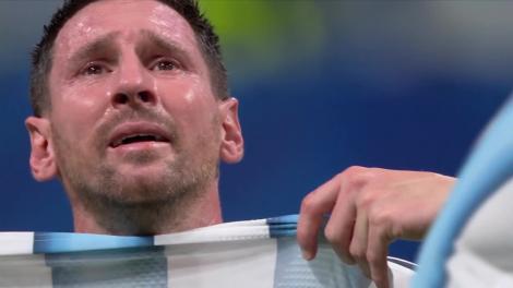 Lionel Messi, cu ochii &icirc;n lacrimi după remontada Argentinei!