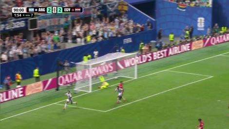 GOOL! Enzo Fernandez &icirc;nscrie cu o lovitură de cap superbă (min. 92)| Argentina - Egipt