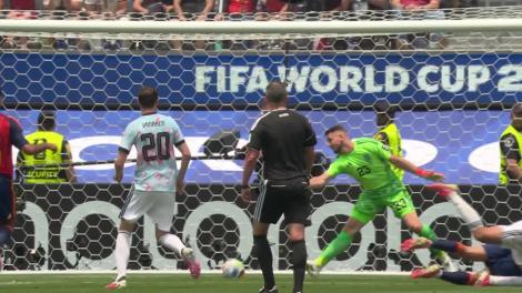 GOL! De Ketelaere a &icirc;nscris cu o lovitură de cap | Spania - Belgia