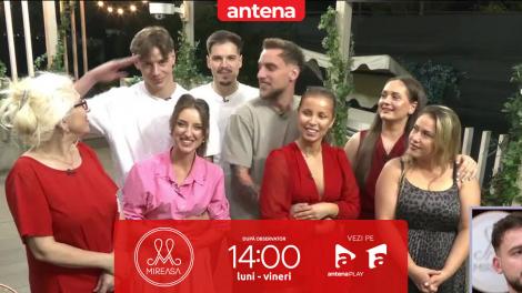 Mireasa sezonul 13. Ema și Alan, susținuți de Daniel, Daniela, Mihai, Claudia, Roxana și doamna Cătălina