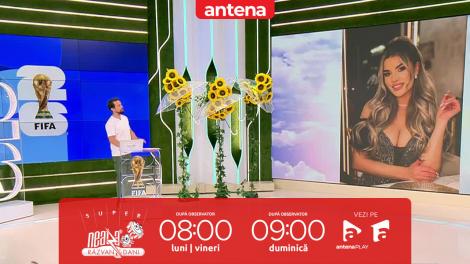 Super Neatza. Competiția "Miss Mondial: Fotbal pe tocuri". Andreea Spulber, candidata zilei