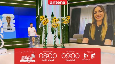 Super Neatza. Competiția "Miss Mondial: Fotbal pe tocuri". Alexandra Cristian, candidata zilei