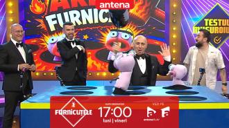 Furnicuțele 2026. Duel amuzant cu ciocane gonflabile &icirc;ntre Marcel Pavel, Vlad Miriță și Iordache Basalic