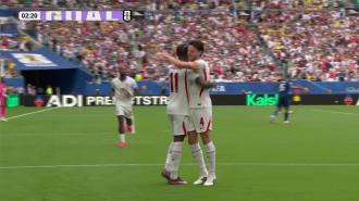 GOL! Rice l-a &icirc;nvins pe Maignan cu un șut de la marginea careului | Franța - Anglia