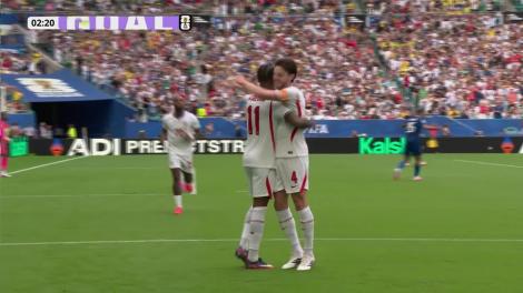 GOL! Rice l-a &icirc;nvins pe Maignan cu un șut de la marginea careului | Franța - Anglia
