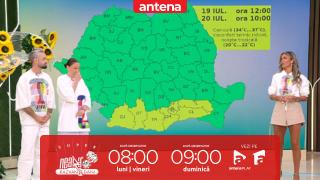 Neatza de Weekend. Prognoza meteo cu Diana Munteanu: Caniculă de până la 37 de grade și averse torențiale în majoritatea regiunilor