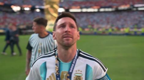 Lionel Messi, cu ochii &icirc;n lacrimi după &icirc;nfr&acirc;ngerea cu Spania