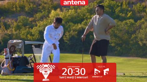 Poftiți pe la noi: Poftiți la &icirc;ntrecere, sezonul 2. Liviu V&acirc;rciu și Andrei Ștefănescu au avut parte de o experiență inedită pe un teren de golf!