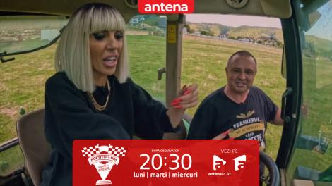 Poftiți pe la noi: Poftiți la &icirc;ntrecere, sezonul 2. Raluca Bădulescu, șofer pe tractor: Fix Madmax! Care e dreapta?