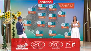Super Neatza. Prognoza meteo cu Ramona Olaru: Vreme instabilă, cu ploi, vânt şi căderi de grindină în centrul şi estul țării