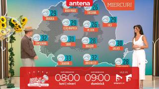 Super Neatza. Prognoza meteo cu Ramona Olaru: Maximele termice ajung până la 34 de grade