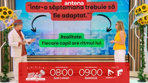 Super Neatza. Prima zi de grădiniță, &icirc;ntre așteptările părinților și realitate