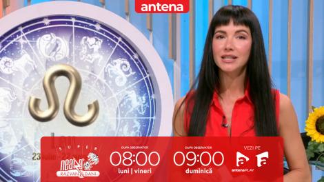 Neatza de Weekend. Horoscopul zilei cu Claudia Băcuţă: Leii pot avea parte de o conversație tensionată
