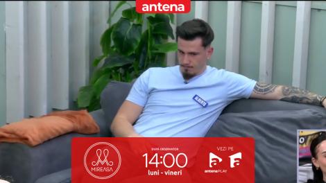 Mireasa, sezonul 13. Alberto, extrem de dezamăgit de Paula: &rdquo;Iubesc o femeie care iubește un alt bărbat!&rdquo;