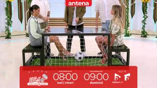 Super Neatza. Fotbal pe sub masă! Ramona Olaru vs Adina Moraru