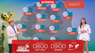 Super Neatza. Prognoza meteo cu Ramona Olaru: Zi frumoasă, cu temperaturi în normalul perioadei!