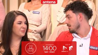 Mireasa, sezonul 14. Ronaldo este eliminat, după ce Maria a fost salvată de topul publicului!