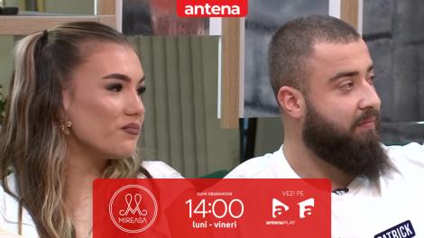 Mireasa, sezonul 14. Simina și Patrick, discuție tensionată la petrecere. Ce și-au spus