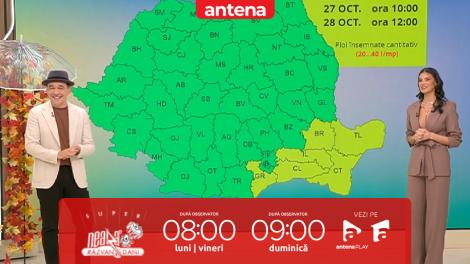 Super Neatza. Prognoza meteo cu Ramona Olaru: Vreme rece &icirc;n majoritatea regiunilor țării!