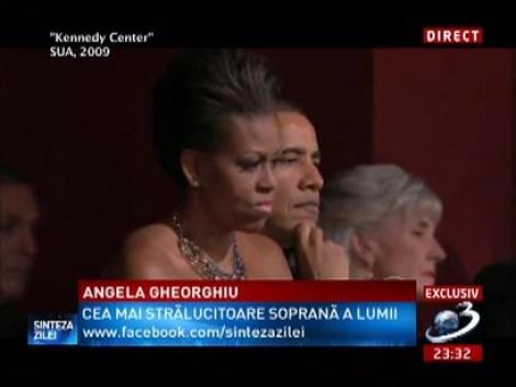 Angela Gheorghiu, soprana care l-a ridicat în picioare pe Barack Obama