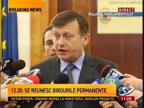 Crin Antonescu, despre discuţiile cu Ponta