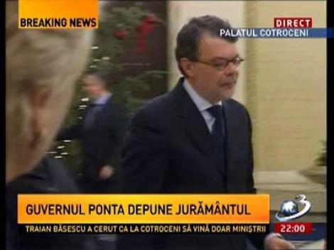 Noii miniştri ai cabinetului Ponta II au depus jurământul