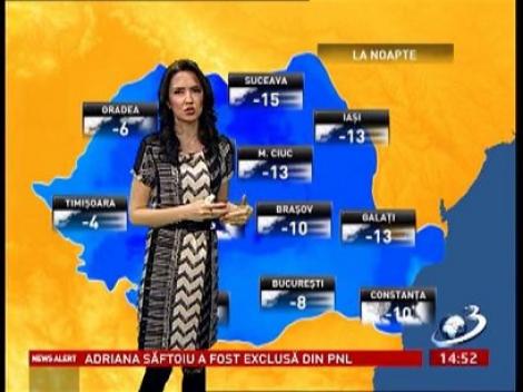 Primăvară de Crăciun! Vor fi 17 grade în vestul ţării