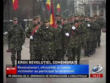 Ceremonii militare şi religioase, în cinstea memoriei eroilor  Revoluţiei