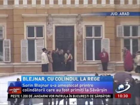 Sorin Blejnar, cu colindul la Regele Mihai