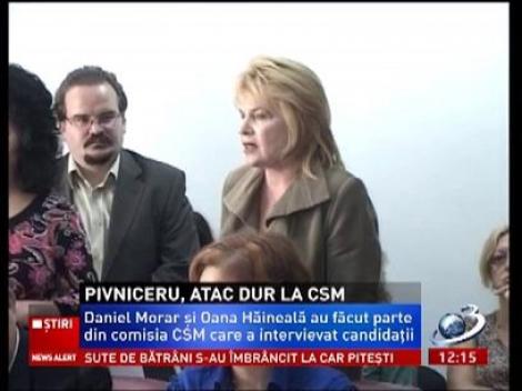 Pivniceru atacă dur membrii CSM care au intervievat candidaţii pentru şefia DNA şi a Parchetului General