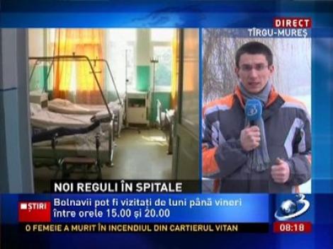 Ministerul Sănătăţii a schimbat programul de vizitare a bolnavilor internaţi în spitale