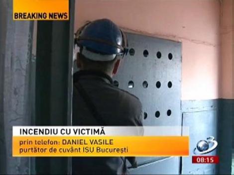 O femeie a murit, în urma unui incendiu care a mistuit un apartament din cartierul bucureştean Vitan